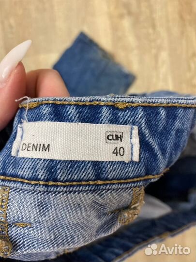 Джинсы широкие y2k синие