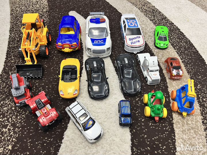 Машинки детские набор
