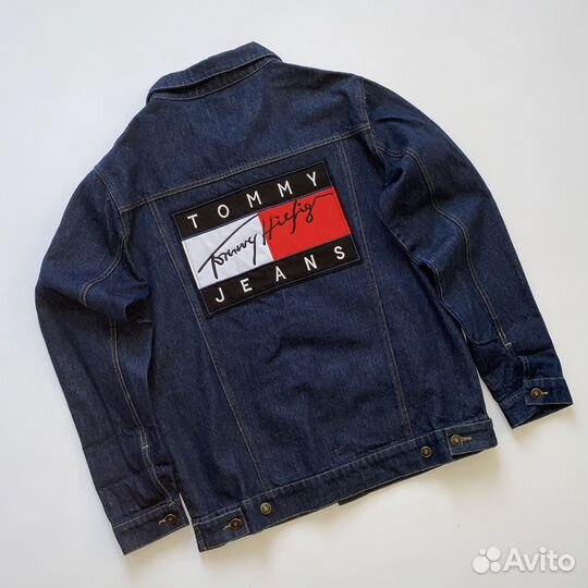 Tommy hilfiger джинсовка big logo stussy carhartt