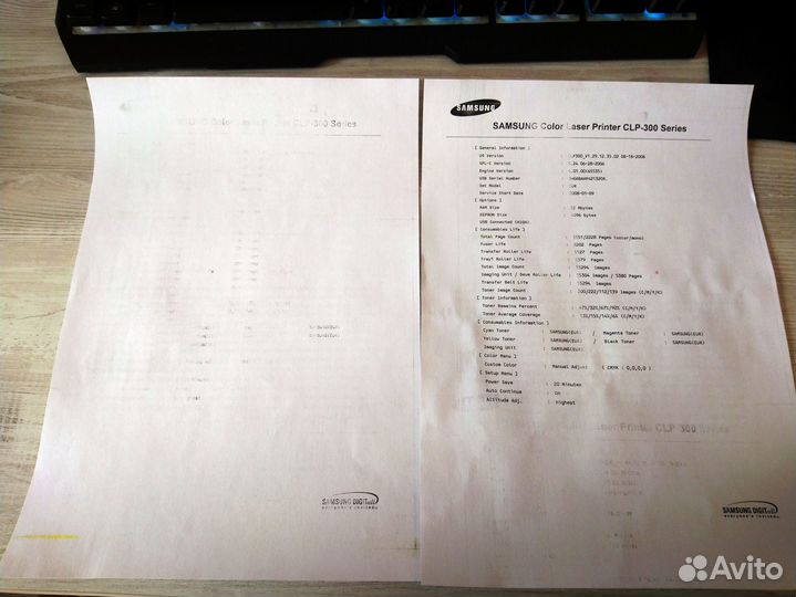 Запчасти для Samsung CLP-300, xerox 3119