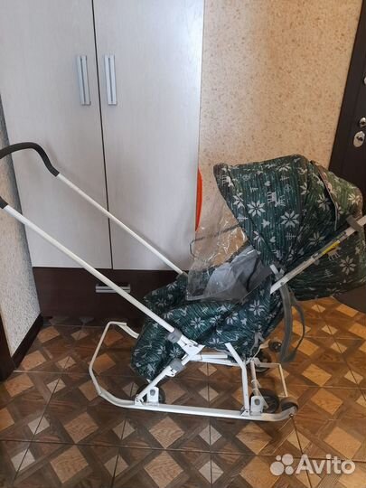 Детские санки коляска бу