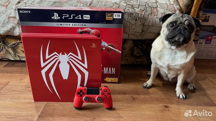 Sony ps4 pro Spider Man прошивка 2.3.7+ 30 игр