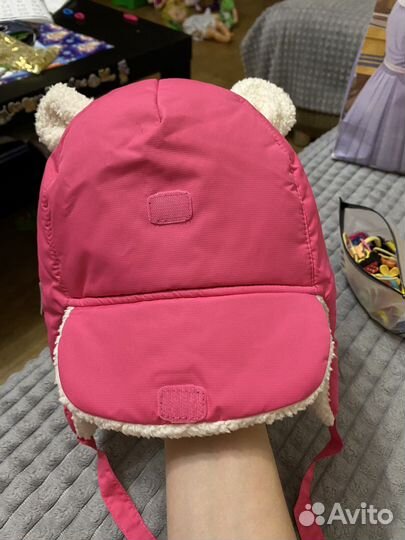 Шапка-ушанка зимняя crockid новая,48 размер