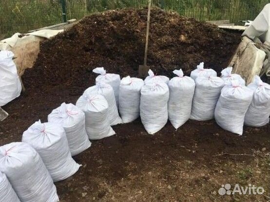 Навоз перегной в мешках