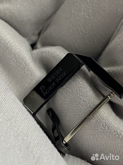 Черная матовая пряжка 18мм iwc для часов