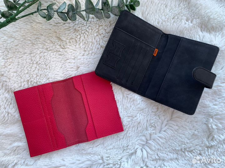 Обложка на паспорт кожаная