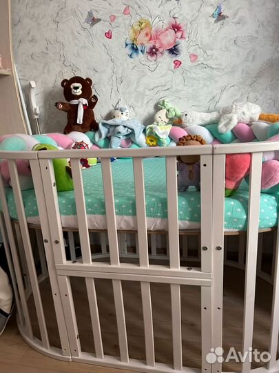 Детская кровать для новорожденных бу