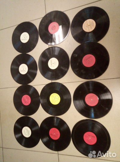 Виниловые пластинки на декор