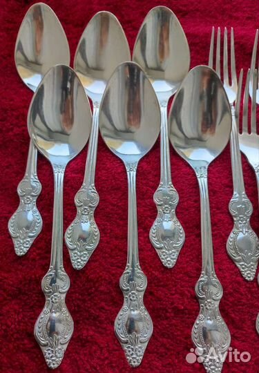 Ложки вилки мельхиор