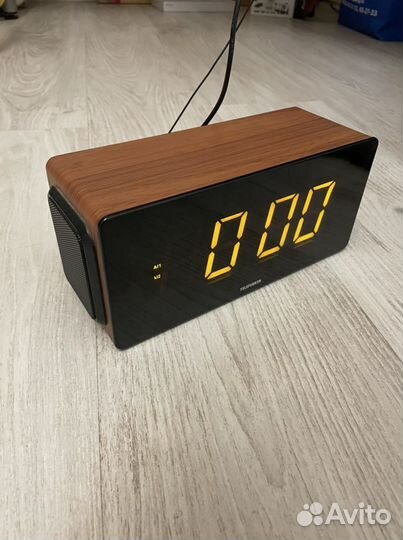 Радио часы будильник telefunken