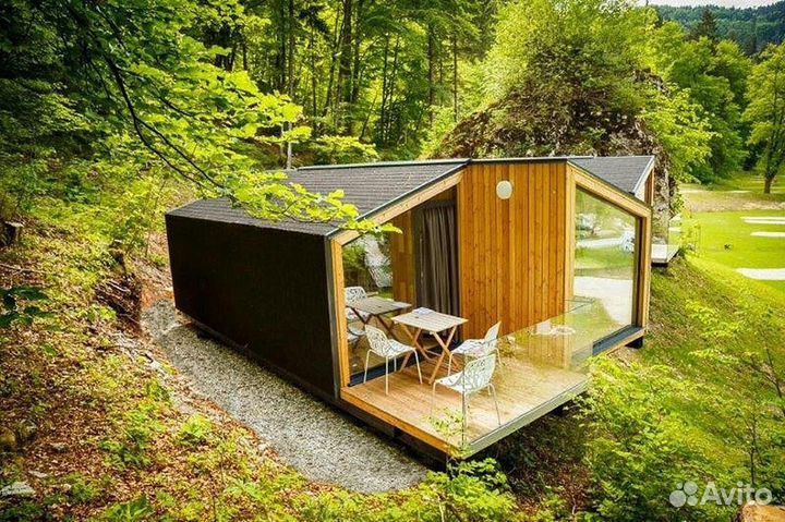 Каркасный дом под ключ барнхаус