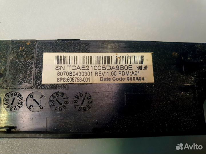 Рамка матрицы ноутбука HP 625