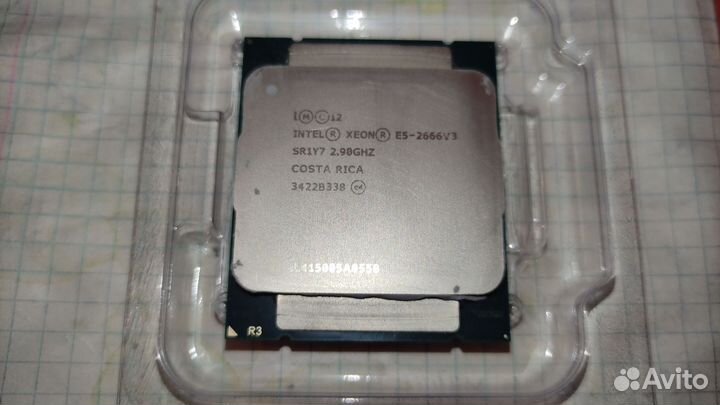 Процессор Intel Xeon E5 2666 v3 под 2011-3 рабочий