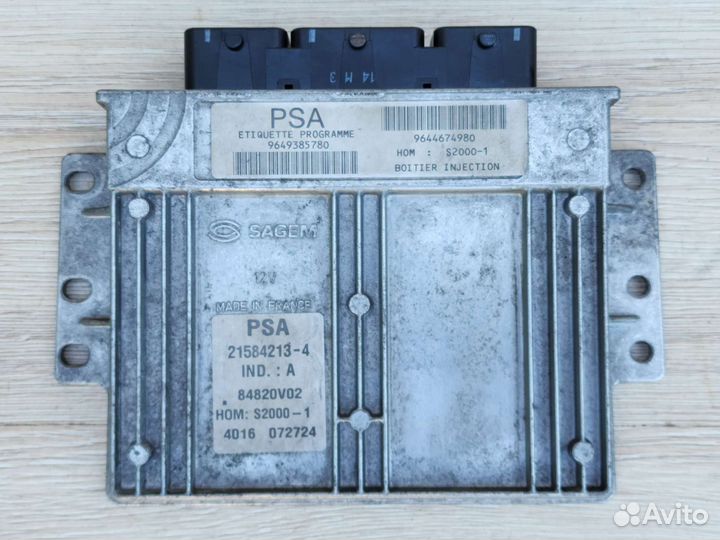 Эбу двигателя Sagem Peugeot 406 1,8 6FZ EW7J4