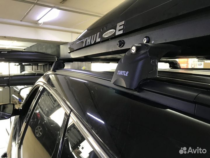 Багажник на крышу Hyundai SantaFe интегр.рейлинг