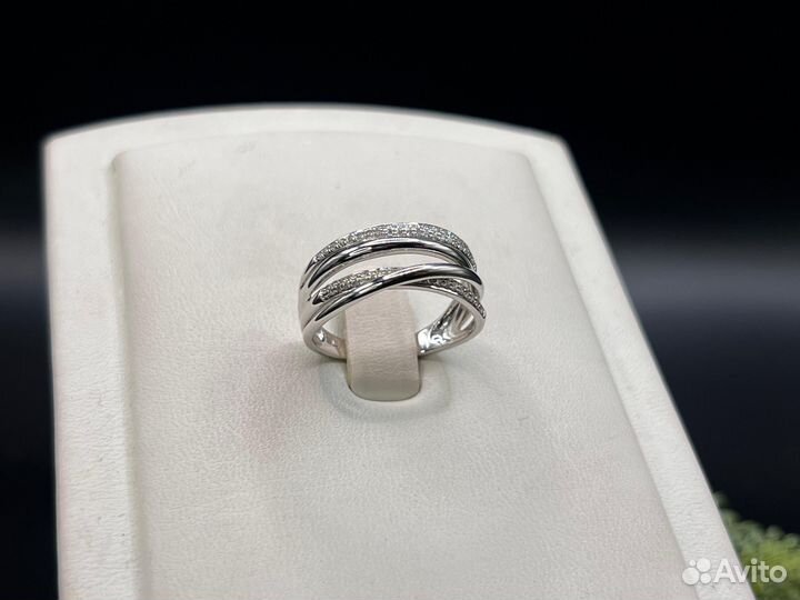 Золотое Кольцо с Бриллиантами 585* 2,97гр. 17мм