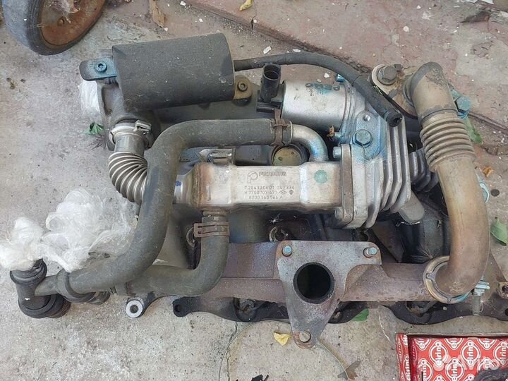 Коллектор в сборе с охладитель егр F9Q