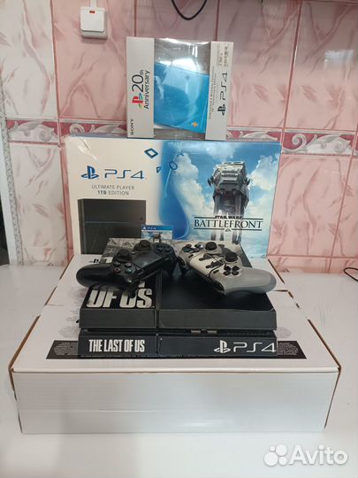 Игровая приставка ps4 slim 1tb