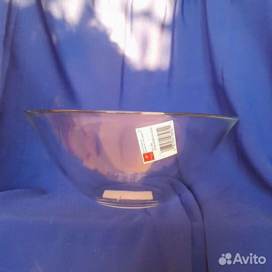 Салатник 24см закалённое стекло