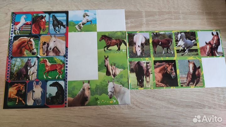 Наклейки с блёстками. Карты Геншин Импакт