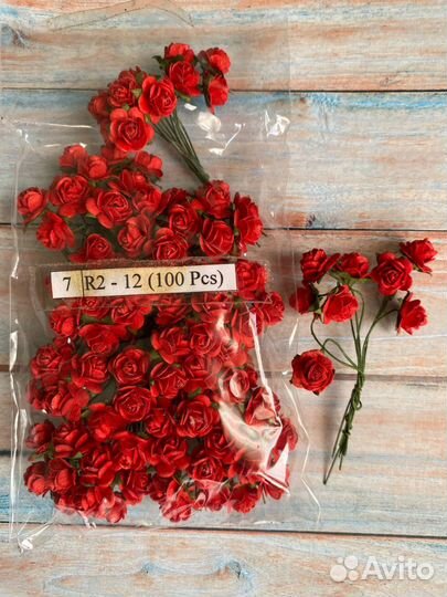 Набор бумажные цветочки Тайланд