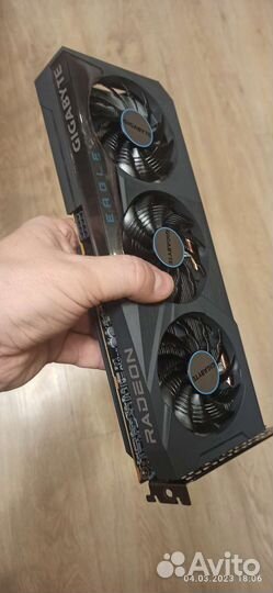 Видеокарта gigabyte rx6600 eagle 8gb