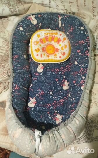 Коврик развивающий и кокон для новорожденных и