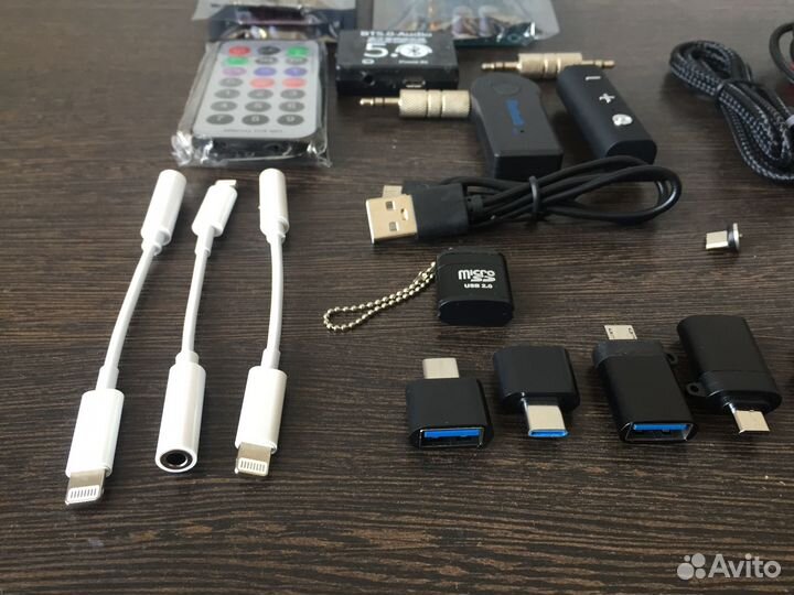 Переходники аудио, адаптеры для телефона