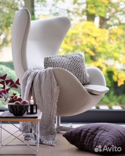 Кресло Beon Egg (Arne Jacobsen Style) A219 белое