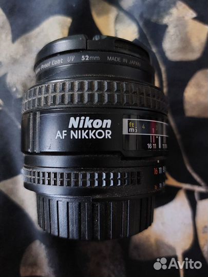 Объектив Nikon AF nikkor 50 mm 1.4D