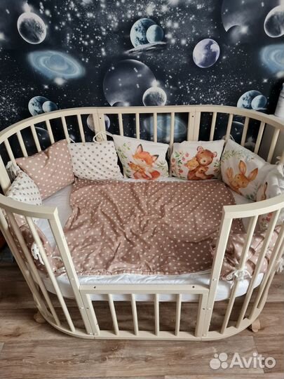 Детская кроватка трансформер 7 в 1