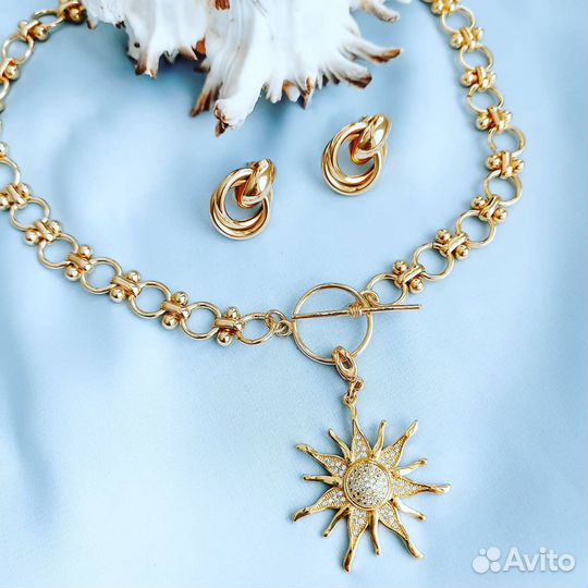 Цепочки, колье, чокер, цепи, серьги