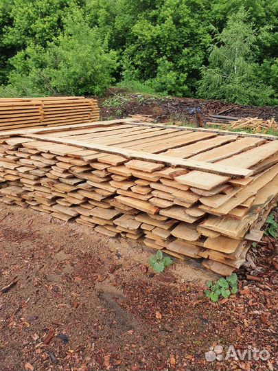 Доска необрезная сосна