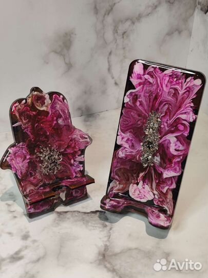 Подставка для телефона handmade - отличный подарок