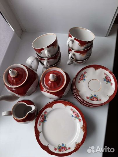 Чайный сервиз фарфор