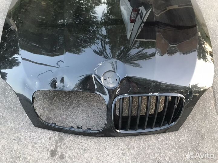 BMW X5 X6 e70 e71 капот с дефектом
