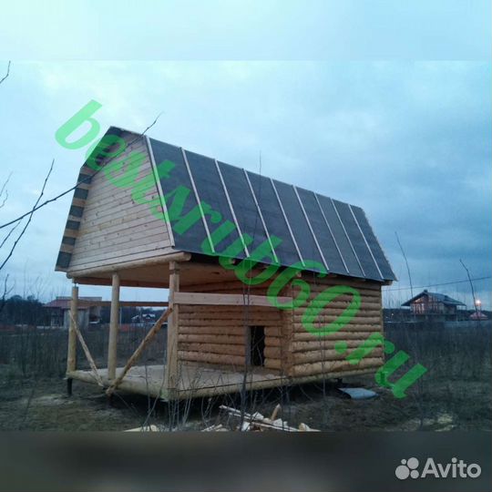 Сруб 4х4+2 с доставкой и установкой