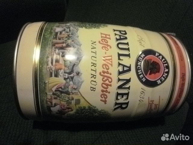 Paulaner бочка 5л коллекция пустая использованная