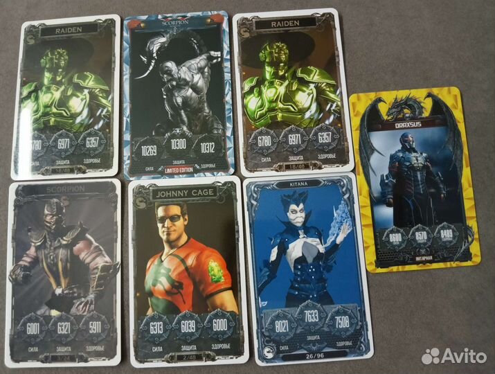 Карточки Mortal Kombat