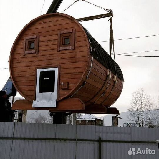 Баня бочка 4 м