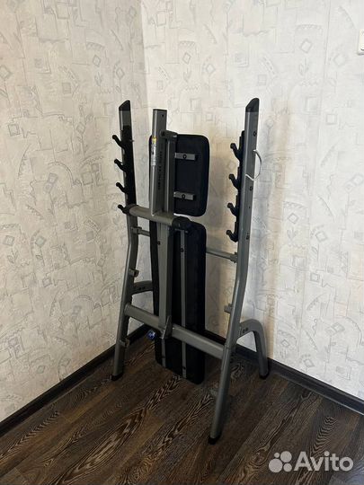 Скамья для жима со стойками