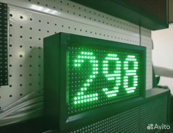 Таймер отсчета дней с часами для улиц 370*370мм