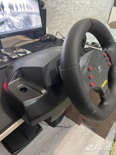 Руль logitech momo racing игровой