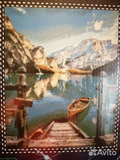 Алмазная мозайка 40 на 50
