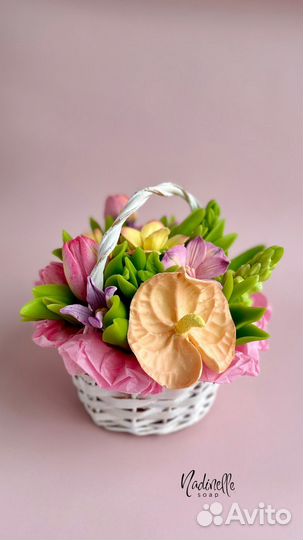 Букет цветов на 1 сентября. Мыло ручной работы