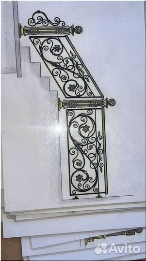 Перила ковка художественная
