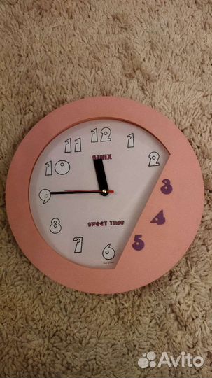 Часы в детскую комнату, производство Южная Корея