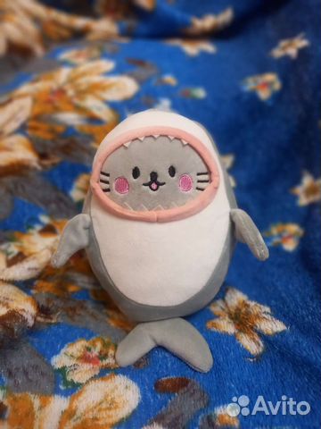 Мягкая игрушка кот-акула