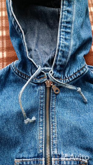 Джинсовая куртка Gee Jay, на молнии, размер 24