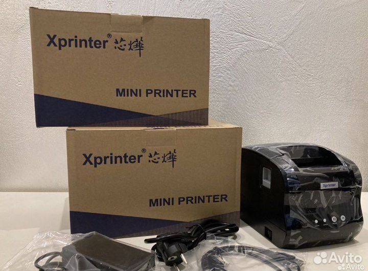 Термопринтер XPrinter 365B USB для печати этикеток